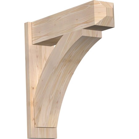 Ekena Millwork Thorton Smooth Craftsman Outlooker, Douglas Fir, 7 1/2"W x 28"D x 28"H OUT08X28X28THR04SDF